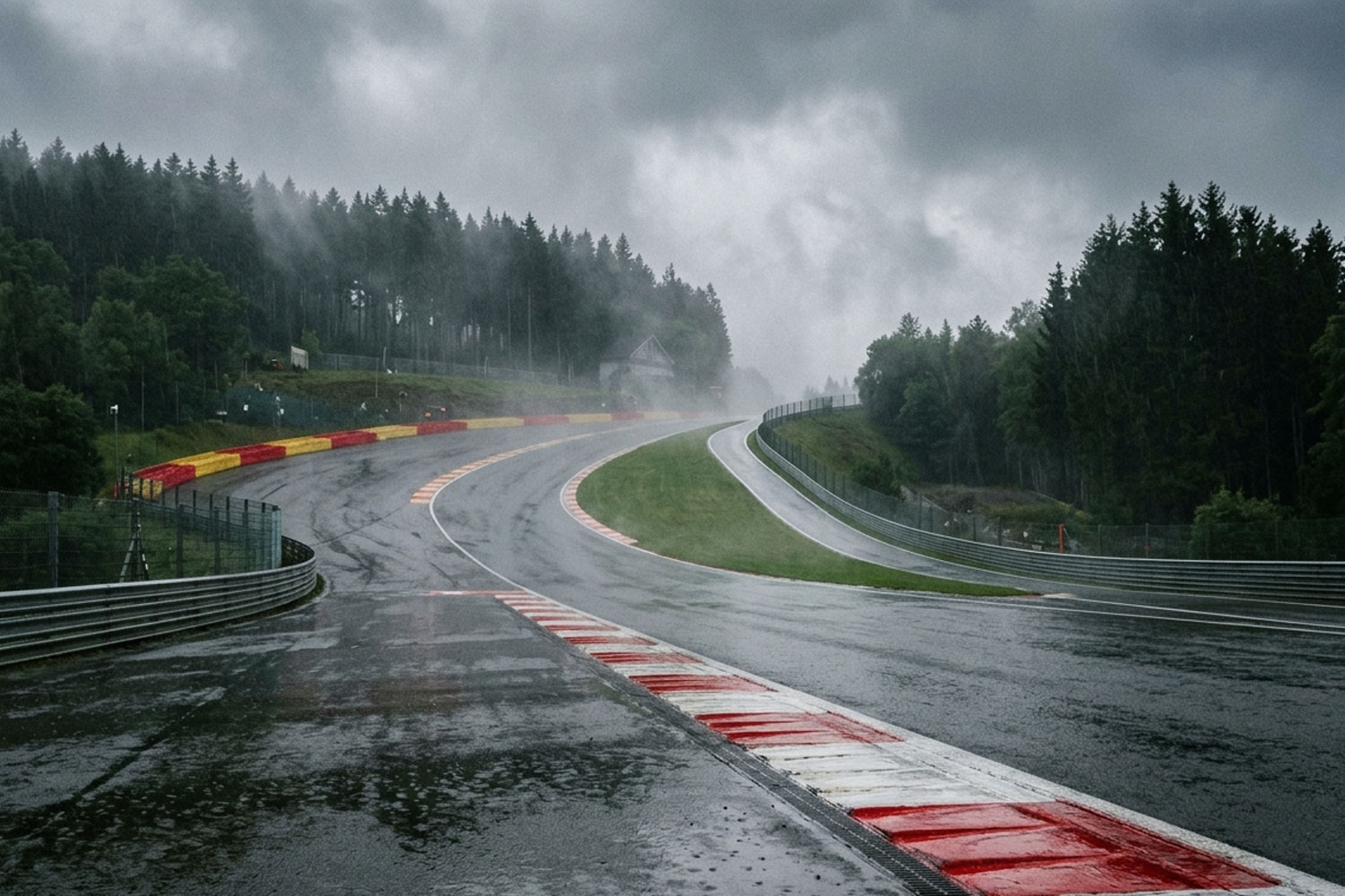 GP Belgii 2026 - nowe bolidy F1 szykują się na pierwszy deszczowy wyścig