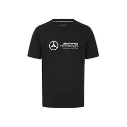 T-shirt męski Large Logo Black Mercedes AMG F1 2024