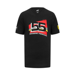 T-shirt męski Sainz Driver Black Ferrari F1 