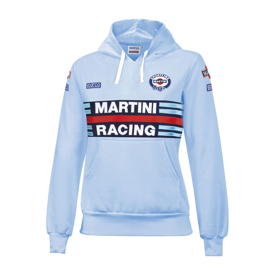 Bluza damska z kapturem Martini Sparco błękitna