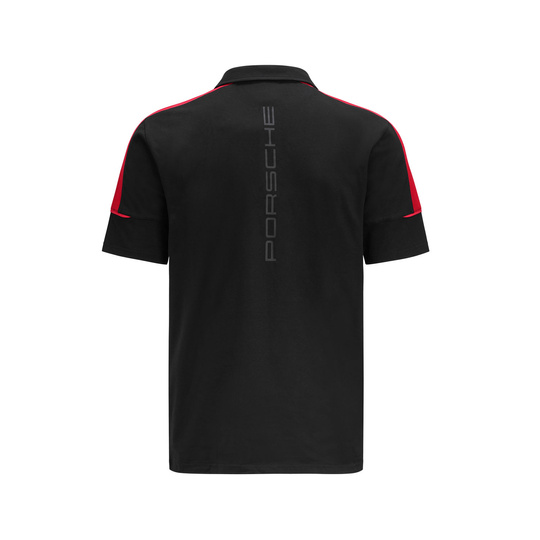 Koszulka polo Logo Porsche Motorsport czarna