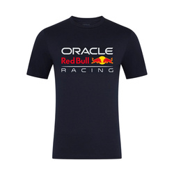 T-shirt męski Front Logo granatowy Red Bull Racing 2025