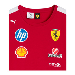 T-shirt dziecięcy Team Ferrari F1 2025