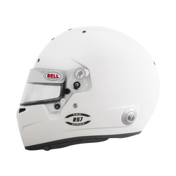 Kask zamknięty Bell RS7 PRO biały (homologacja FIA)