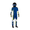 Kombinezon Sparco Kerb niebieski/żółty (FIA)