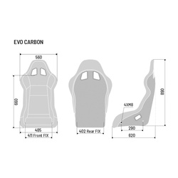 Fotel sportowy Sparco EVO CARBON (FIA)