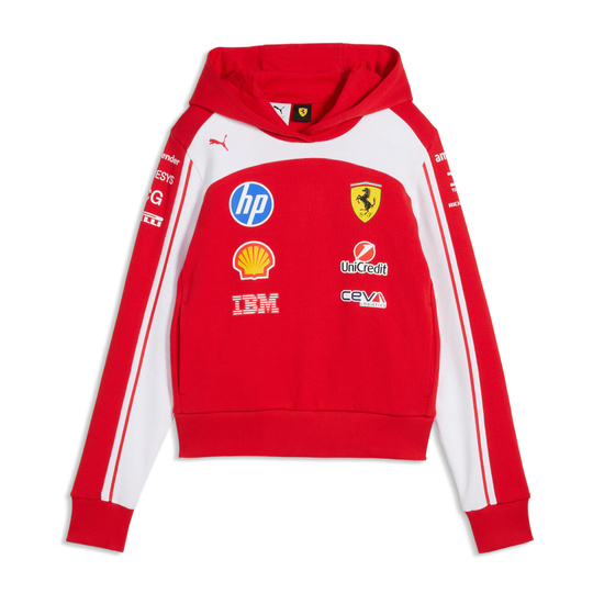 Bluza damska z kapturem Team Scuderia Ferrari F1 2026