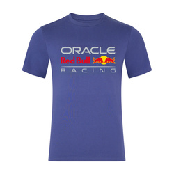 T-shirt męski Front Logo niebieski Red Bull Racing 2025