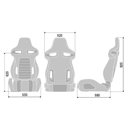 Fotel Sparco R333 MY21 czarny/czerwony