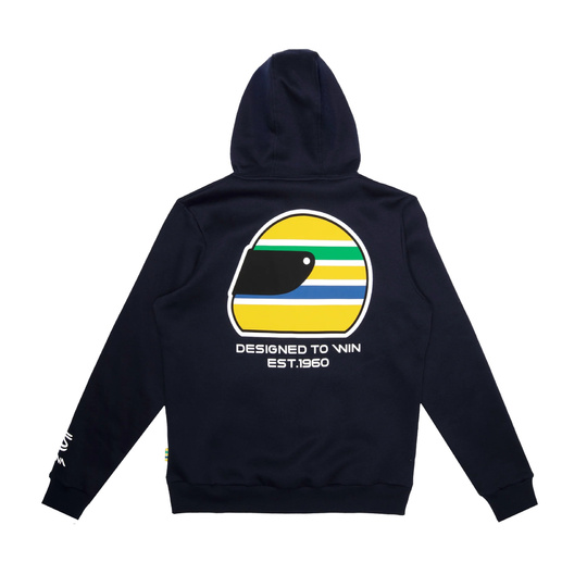 Bluza z kapturem rozpinana Ayrton Senna Helmet Ayrton Senna Collection 2026