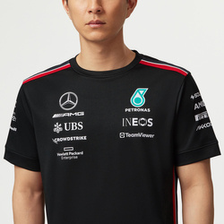 T-shirt męski Team Black Mercedes AMG F1 