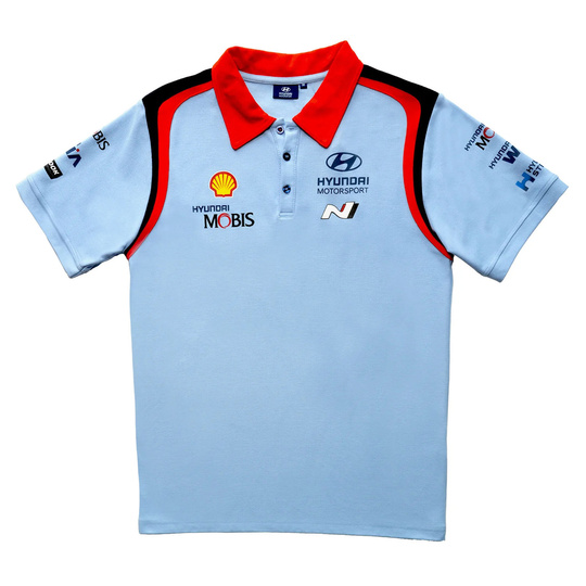Koszulka polo Team Hyundai Motorsport niebieska