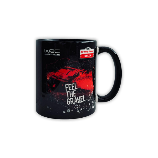 Kubek ceramiczny Map Rally Poland WRC czarny
