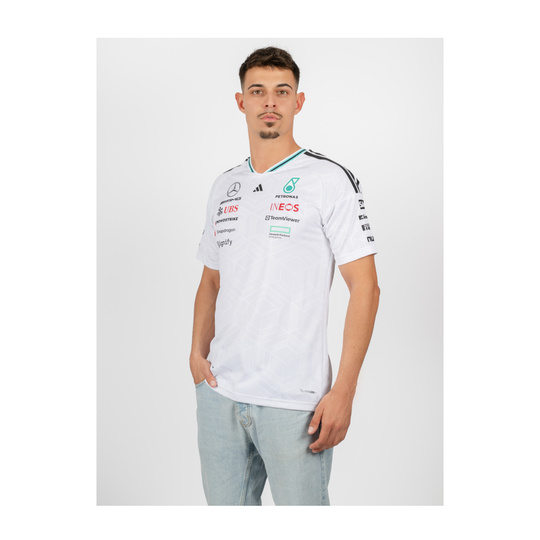 Koszulka t-shirt Authentic Team Mercedes AMG F1 2026 biała
