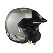 Kask Stilo Venti4 Trophy Jet Composite Hans srebrny (FIA)