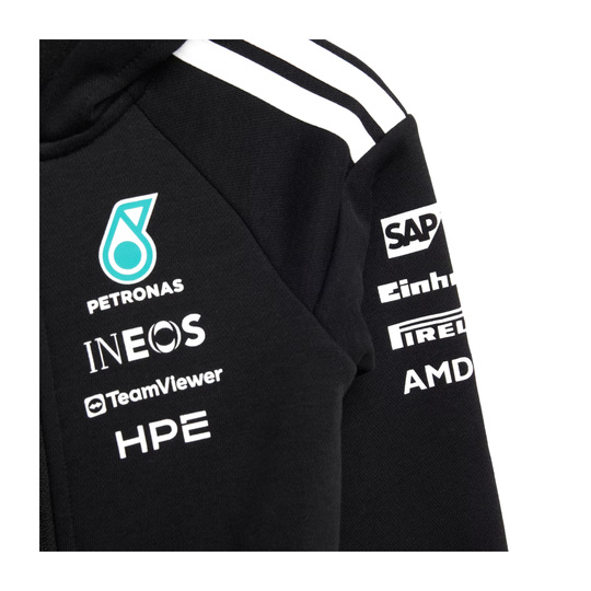 Kombinezon niemowlęcy Team Mercedes AMG F1 2026 czarny