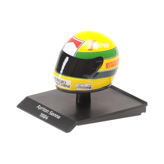 Model kasku 1:10 Ayrton Senna Collection
