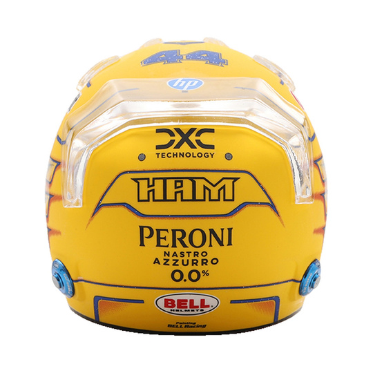 Model kasku Lewis Hamilton Miami GP Scuderia Ferrari F1 1:5