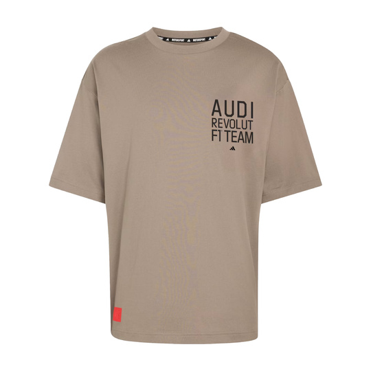 Koszulka t-shirt Elevated Graphic Audi Revolut F1 2026 brązowa