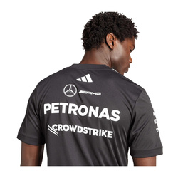 T-shirt męski czarny Team Mercedes AMG F1 2025