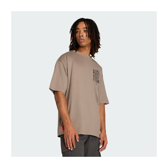 Koszulka t-shirt Elevated Graphic Audi Revolut F1 2026 brązowa