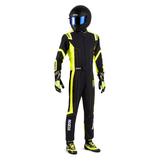 Kombinezon dziecięcy Sparco Thunder czarno-żółty (FIA)
