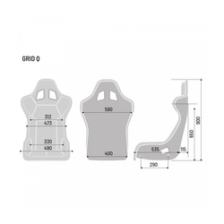 Fotel sportowy Sparco GRID Q MY19 (homologacja FIA)