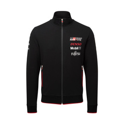 Bluza męska Full-zip Team czarna Toyota Gazoo Racing 