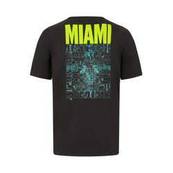 T-shirt męski Midnight Miami Aston Martin F1 2024