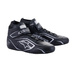 Buty Alpinestars TECH 1-T V3 czarno-srebrne (FIA)