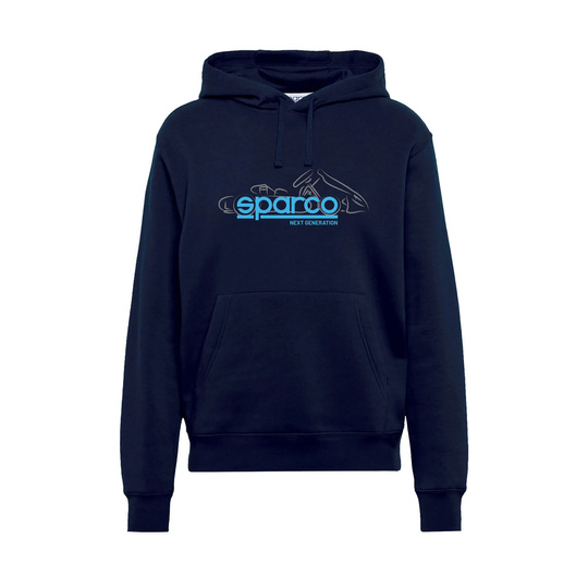 Bluza z kapturem dziecięca Next Gen Sparco granatowa