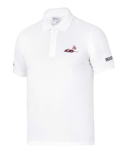Koszulka polo Targa Florio #P2 Sparco biała