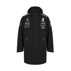 Kurtka męska czarna Rain Team Mercedes AMG F1 2024