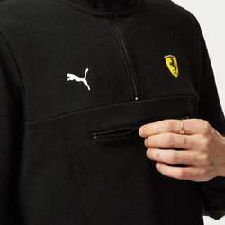 Bluza męska 1/4 Zip Black Ferrari F1 2024