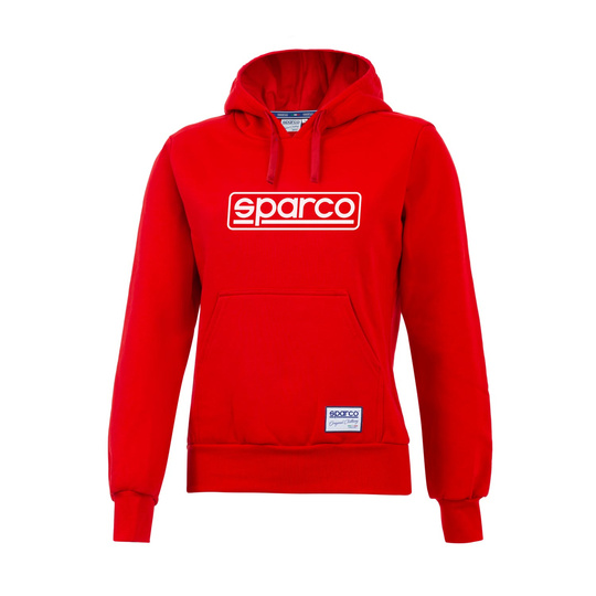 Bluza z kapturem damska FRAME Sparco czerwona