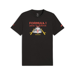 T-shirt męski DTS Graphic czarny Formula 1 2025