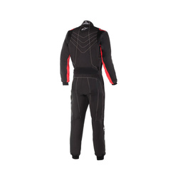 Kombinezon Alpinestars KMX-9 V2 czarno-czerwony (homologacja CIK)