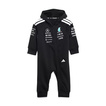 Kombinezon niemowlęcy Team Mercedes AMG F1 2026 czarny