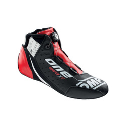 Buty OMP ONE EVO X R czarno-czerwone (FIA)