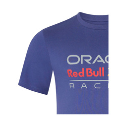 T-shirt męski Front Logo niebieski Red Bull Racing 2025