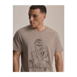 T-shirt męski Dakar DKR DESERT 02 grey