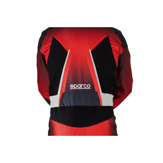 Kombinezon dziecięcy Sparco Prime K czarny/czerwony (FIA)