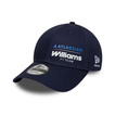 Czapka z daszkiem dziecięca Essential Williams F1 2026 granatowa