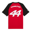 Koszulka t-shirt Lewis Hamilton Graphic Scuderia Ferrari F1 2026 czerwona