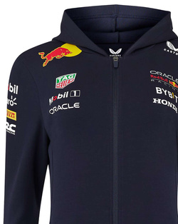 Bluza damska Full Zip Hoodie Team Red Bull Racing 2024