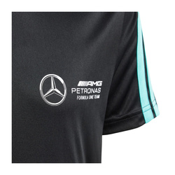 T-shirt dziecięcy czarny DNA Logo Mercedes AMG F1 2025