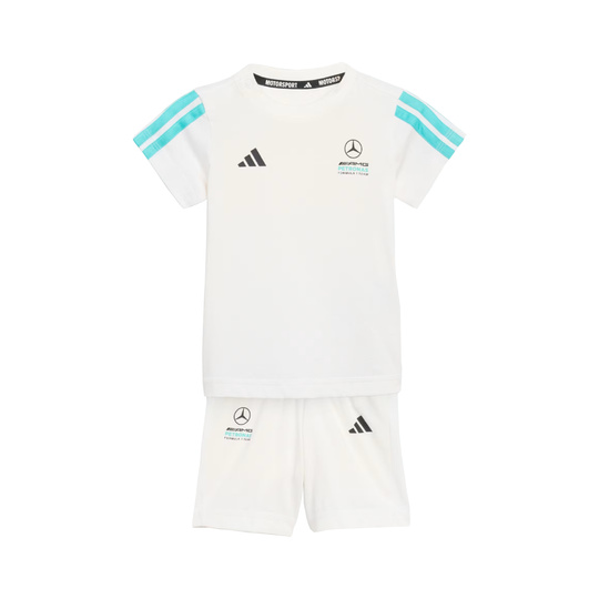 Zestaw niemowlęcy DNA Shortsleeve Mercedes AMG F1 2026 biały