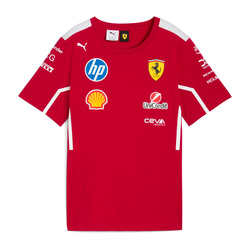 T-shirt dziecięcy Team Ferrari F1 2025