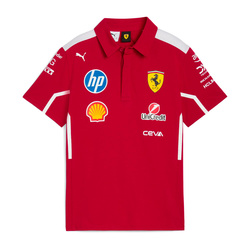 Polo dziecięce Team Scuderia Ferrari F1 2025