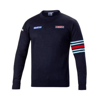 Bluza Crew Neck Martini Racing Sparco granatowa